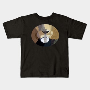 Lion Mouth Abstract Face Kids T-Shirt